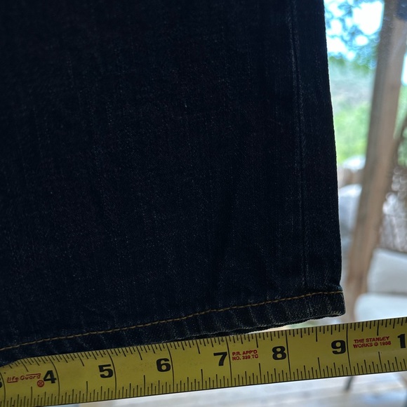 J. Crew Boy Boyfriend Jean Button Fly 33 short Dark Blue NWOT - Picture 10 of 16